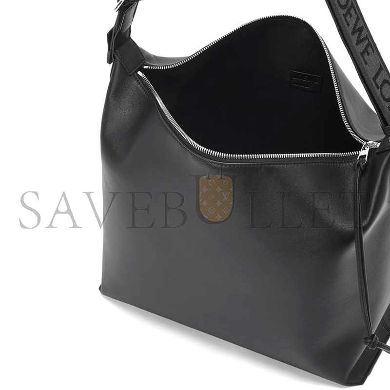 LOEWE CUBI CROSSBODY BAG IN SUPPLE SMOOTH CALFSKIN AND JACQUARD B906K70X13 (44*30*18cm) LOEWE CUBI CROSSBODY BAG IN SUPPLE SMOOTH CALFSKIN AND JACQUARD B906K70X13 (44*30*18cm)